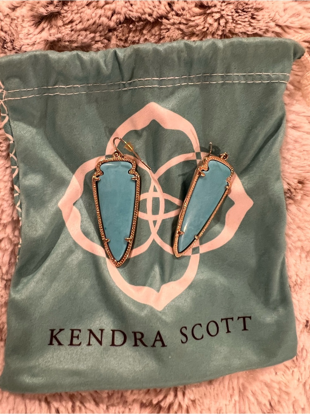 Kendra Scott Sky Blue Danielle Drop Earrings